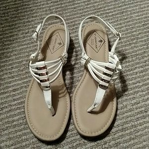 St. John's Bay white sandals